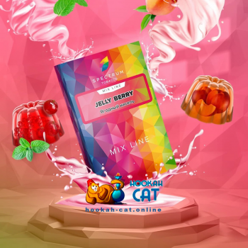 Заказать кальянный табак Spectrum Mix Jelly Berry (Спектрум Микс Ягодный Кисель) 25г онлайн с доставкой всей России - фото 1